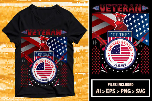 American Veteran New and Retro T Shirt
