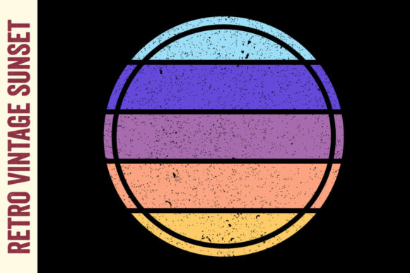 Retro Sunset Striped 60s, 80s, 70s