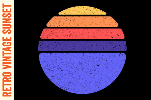 Retro Sunset Vintage Circle Striped 70s Review