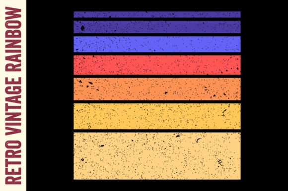 Retro Sunset Vintage Rectangle Striped Review