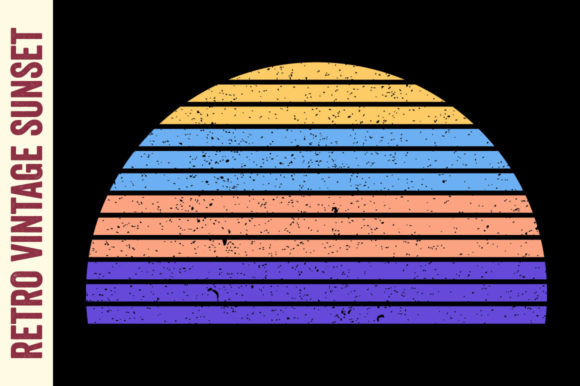 Vintage Sunset Retro Half Circle Beach Review